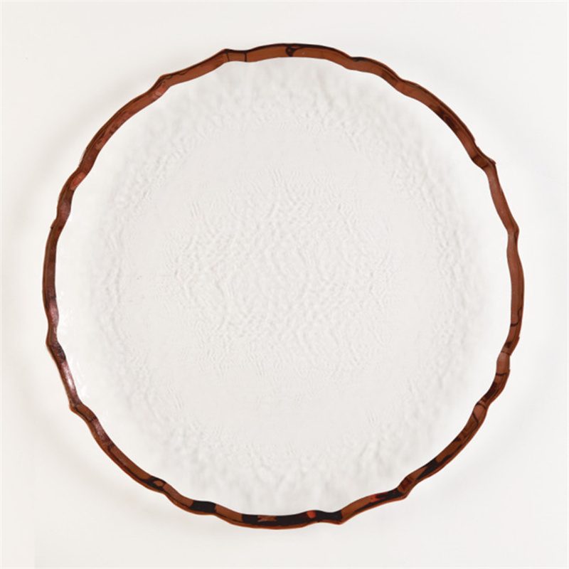 Wholesale Glass Charger Plate PZ-011 - Image 4
